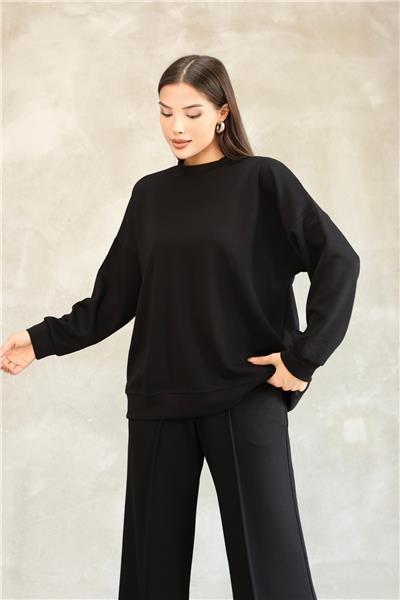 Modal Oyso Kumaş Eşofman Takımı Oversize Rahat Kalıp 24588