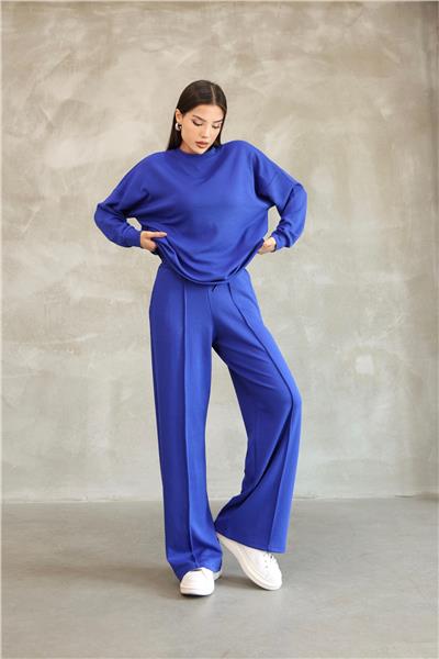 Modal Oyso Kumaş Eşofman Takımı Oversize Rahat Kalıp 24588