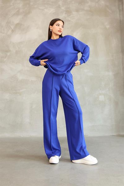 modal oyso kumaş eşofman takımı oversize rahat kalıp 24588