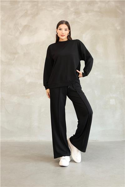 Modal Oyso Kumaş Eşofman Takımı Oversize Rahat Kalıp 24588