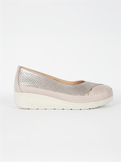 ALBİNİ 051Y HAKİKİ DERİ DOLGU TABAN KADIN AYAKKABI