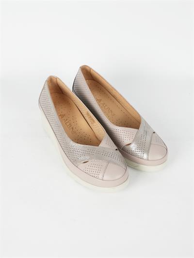 ALBİNİ 051Y HAKİKİ DERİ DOLGU TABAN KADIN AYAKKABI