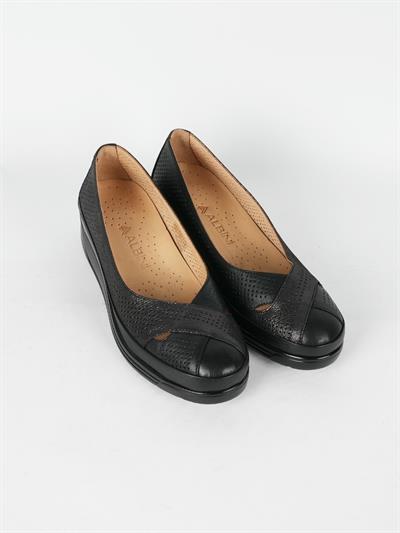 ALBİNİ 051Y HAKİKİ DERİ DOLGU TABAN KADIN AYAKKABI