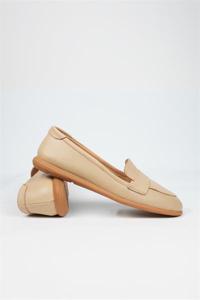ALBİNİ 203Y LOAFER DERİ KADIN BABET AYAKKABI