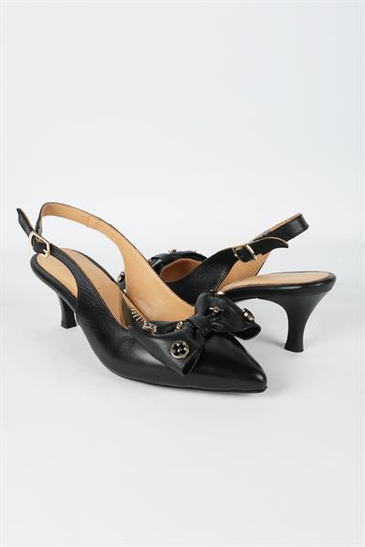 ALBİNİ 452Y KADIN DERİ TOPUKLU AYAKKABI