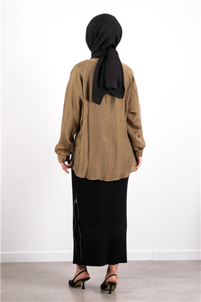 Almarwah 405024 Kadın V Yaka Ceket