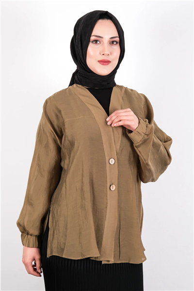 Almarwah 405024 Kadın V Yaka Ceket