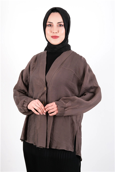 Almarwah 405024 Kadın V Yaka Ceket