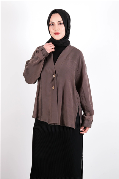 Almarwah 405024 Kadın V Yaka Ceket