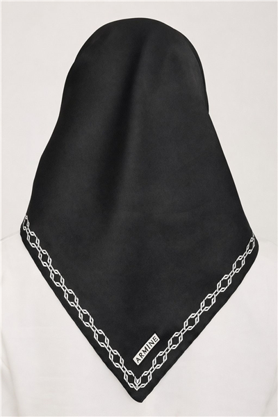 Armine E24YA9154D01 Kadın Dj Saf İpek Eşarp