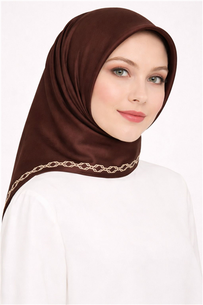 Armine E24YA9154D03 Kadın Dj Saf İpek Eşarp