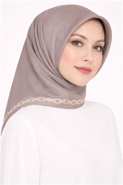 Armine E24YA9154D04 Kadın Dj Saf İpek Eşarp