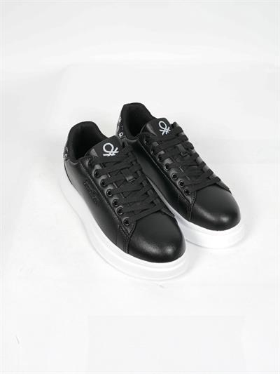 Benetton 12098 Kadın Deri Sneaker Ayakkabı