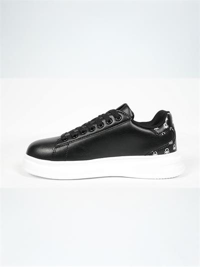 Benetton 12098 Kadın Deri Sneaker Ayakkabı