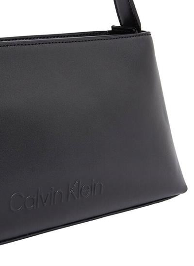 Calvin Klein 12550 Embossed Logo Shoulder Bag