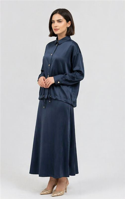 Ghisa 3610C3384 Kadın Beli Lastikli Ceket