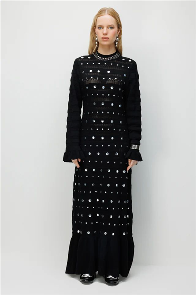 Ghisa 3611E4298  Kadın Benekli Elbise