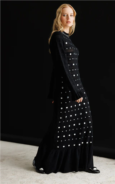 Ghisa 3611E4298  Kadın Benekli Elbise