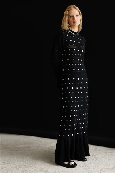 Ghisa 3611E4298  Kadın Benekli Elbise