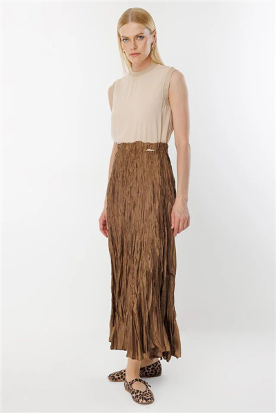 Ghisa 3611E5310 Kadın Pilise Görünümlü Etek