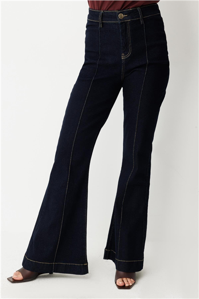 Ghisa 3611P8080 Kadın Cep Detaylı Denim Pantolon