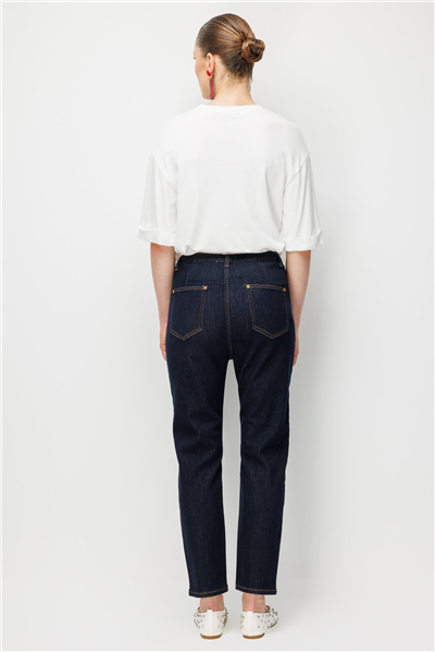 Ghisa 3611P8082 Kadın Cep Detaylı Denim Pantolon