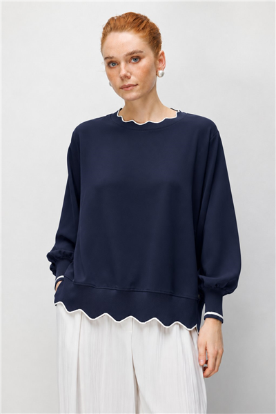 Ghisa 3630T4304 Kadın Bisiklet Yaka Tunik