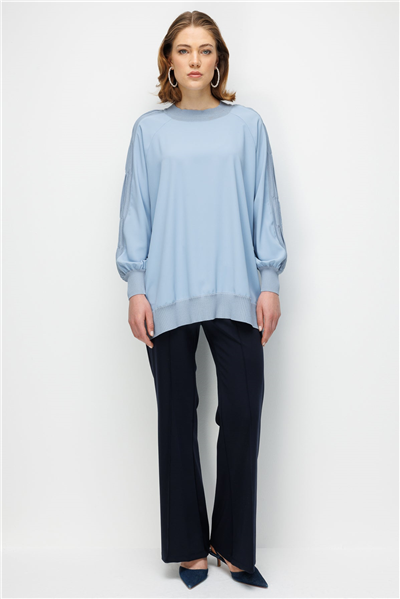 Ghisa 3630T4321 Kadın Mavi Tunik