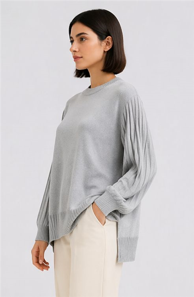 Ghisa 3630T4421 Kadın Kolu Çizgili Tunik