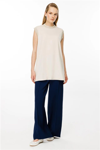 Ghisa GSBASİC4677 Kadın Kolsuz Tunik