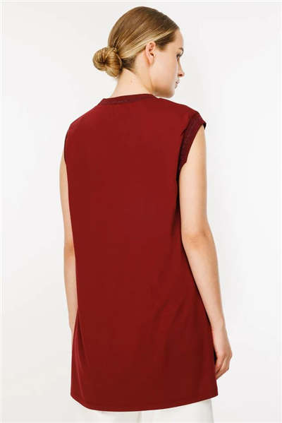 Ghisa GSBASİC4677 Kadın Kolsuz Tunik