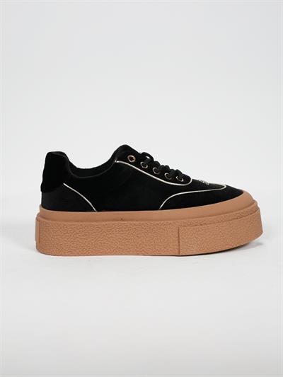 Guja 25K330 Kadın Taş Detaylı Kadife Sneaker Ayakkabı
