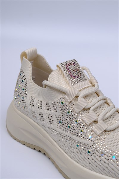 GUJA 26Y301 Kadın Eva Taban Taş Süslemeli Ayakkabı