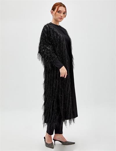Kayra KA-A23-16040 Kadın Püskül Detaylı İkili Takım
