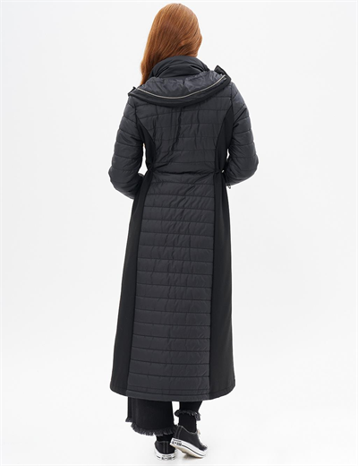Kayra KA-A23-27022-12 Kadın Belden Lastikli Mont