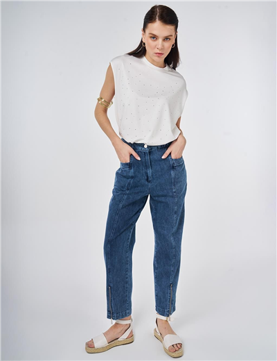 Kayra KA-B26-19046 Kadın Denim Pantolon