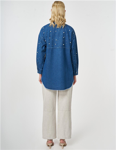 Kayra KA-B26-21060 Kadın Boncuklu Tunik