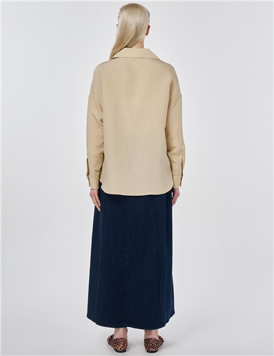 Kayra  KA-B26-21144 Kadın Çizgili Tunik