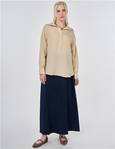 Kayra  KA-B26-21144 Kadın Çizgili Tunik