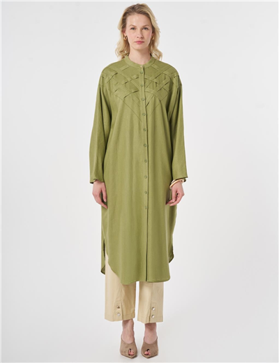 Kayra KA-B26-21186 Kadın Baklava Desenli Tunik