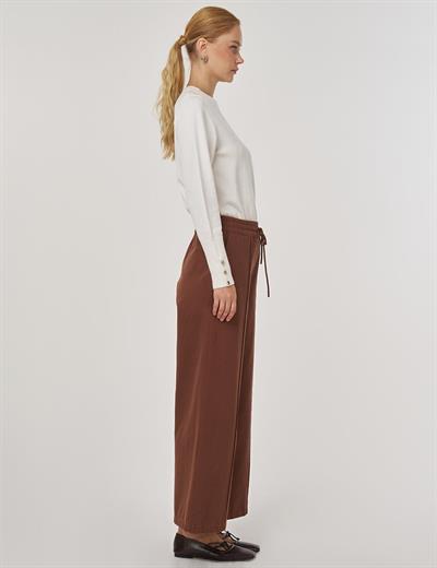 Kayra KY-A25-79018 Kadın Bol Paça Kot Pantolon