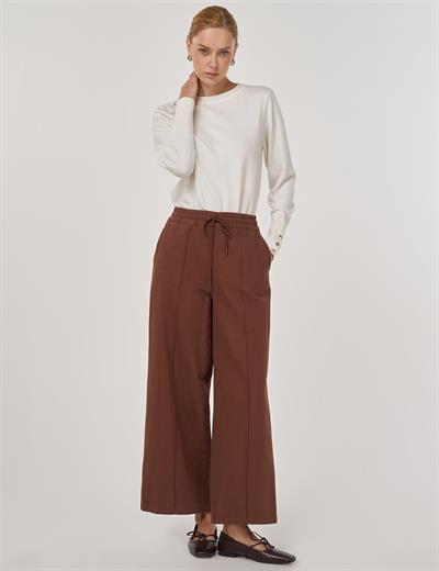 Kayra KY-A25-79018 Kadın Bol Paça Kot Pantolon
