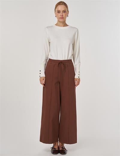 Kayra KY-A25-79018 Kadın Bol Paça Kot Pantolon