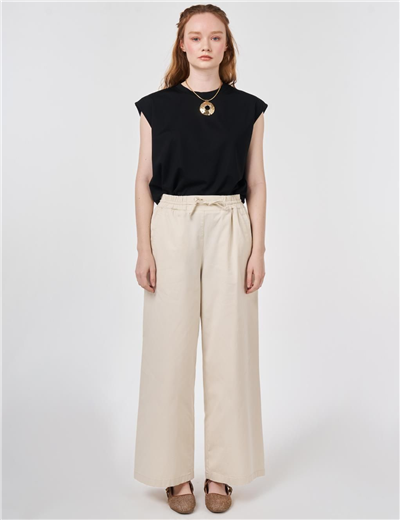 Kayra KY-B26-79015 Kadın Bol Paça Pantolon