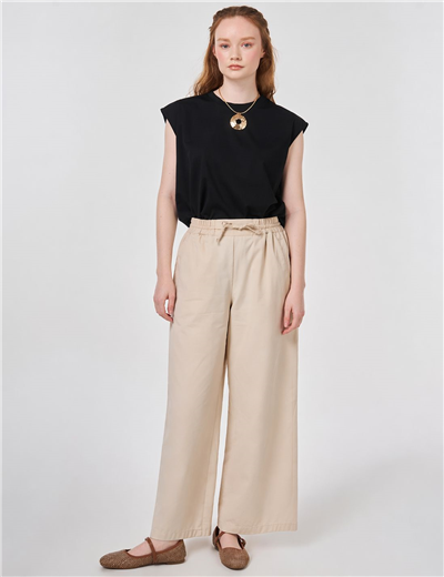 Kayra KY-B26-79015 Kadın Bol Paça Pantolon