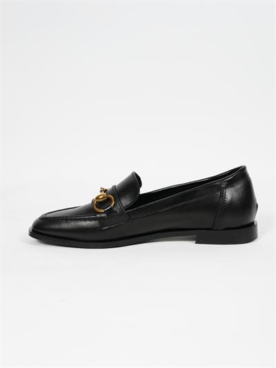 Kuum London K146104 Kadın Gold Tokalı Loafer Babet Ayakkabı