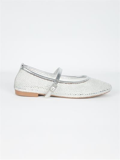 KUUM LONDON K25H03 FİLELİ KADIN BABET AYAKKABI