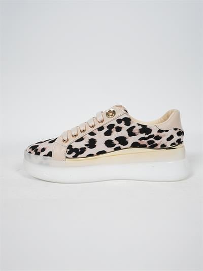 Kuum London K732510 Kadın Leopar Desenli Günlük Ayakkabı