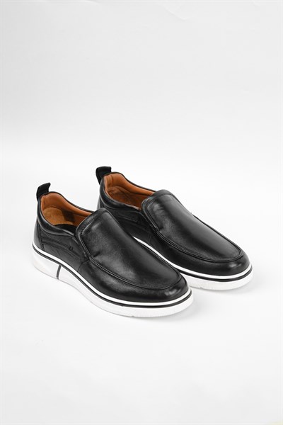 Marcomen 23013 Erkek Hakiki Deri Bağcıksız Günlük Ayakkabı
