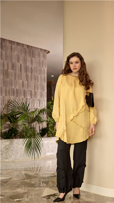 Misswhence 39017 Kadın Desenli Tunik